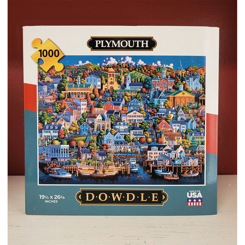 新品Dowdle Jigsaw Puzzle - Plymouth - 1000 Piece Dowdle Folk Art Plymouth Puzzle (1000 Piece) : : Toys